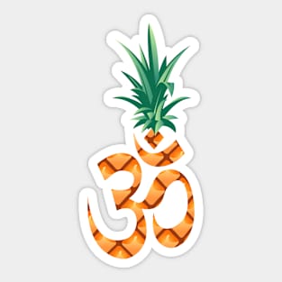 Pineapple Om Sticker